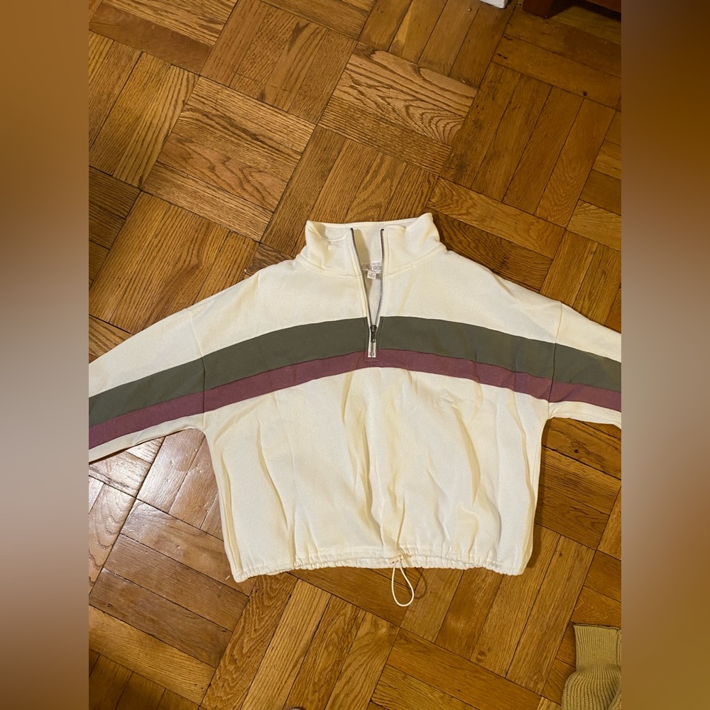 Pink Rose quarter zip